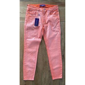Ralph Lauren Purple Label Shimmering Wax Skinny Jeans Womens 27 (Measures 29x28)